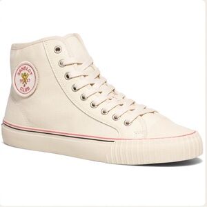 NWT P.F. Flyers Antique White High-Top Sneakers